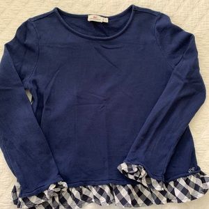 Vineyard Vines girls navy sweatshirt